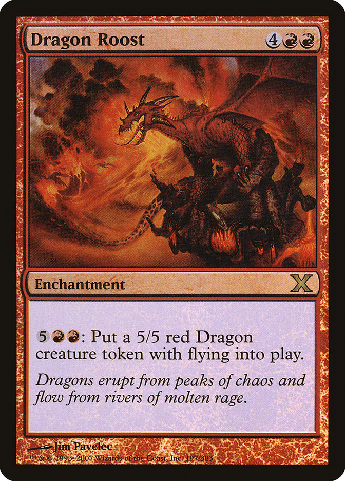 Magic | Dragon Roost (Premium Foil) [Tenth Edition] | The Nerd Merchant