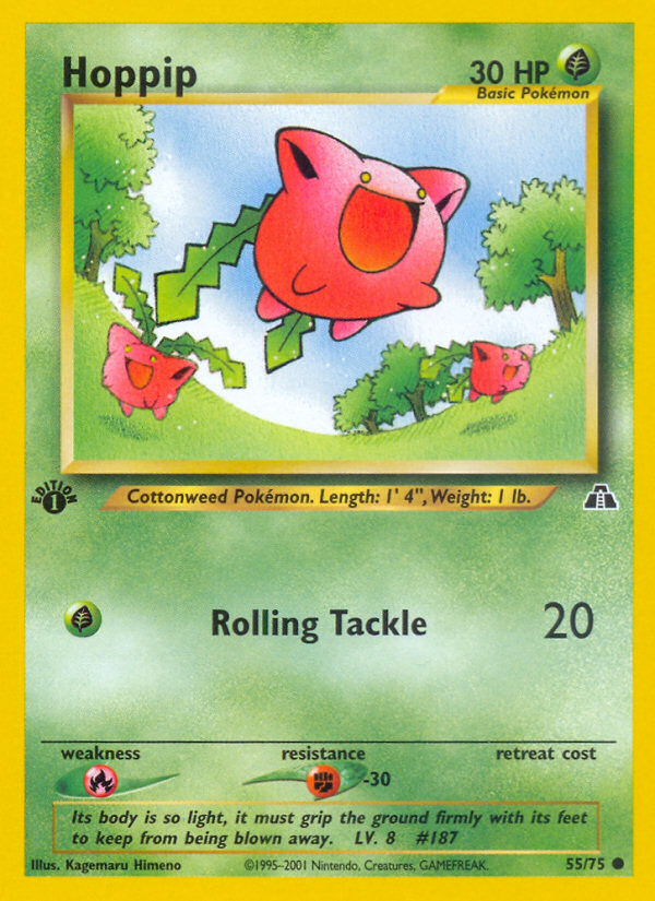 Pokemon | Hoppip (55/75) [Neo Discovery 1st Edition] | The Nerd Merchant