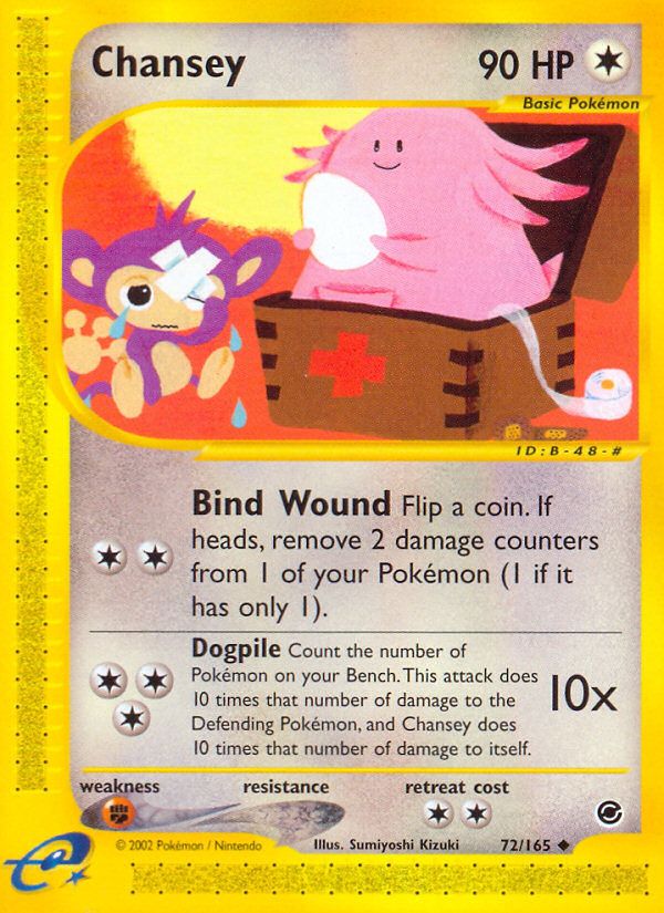 Pokemon | Chansey (72/165) [Expedition: Base Set] | The Nerd Merchant