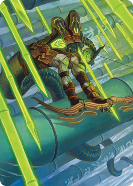 Magic | Bamboo Grove Archer Art Card [Kamigawa: Neon Dynasty Art Series] | The Nerd Merchant