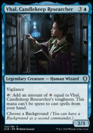 Magic | Vhal, Candlekeep Researcher [Commander Legends: Battle for Baldur's Gate] | The Nerd Merchant