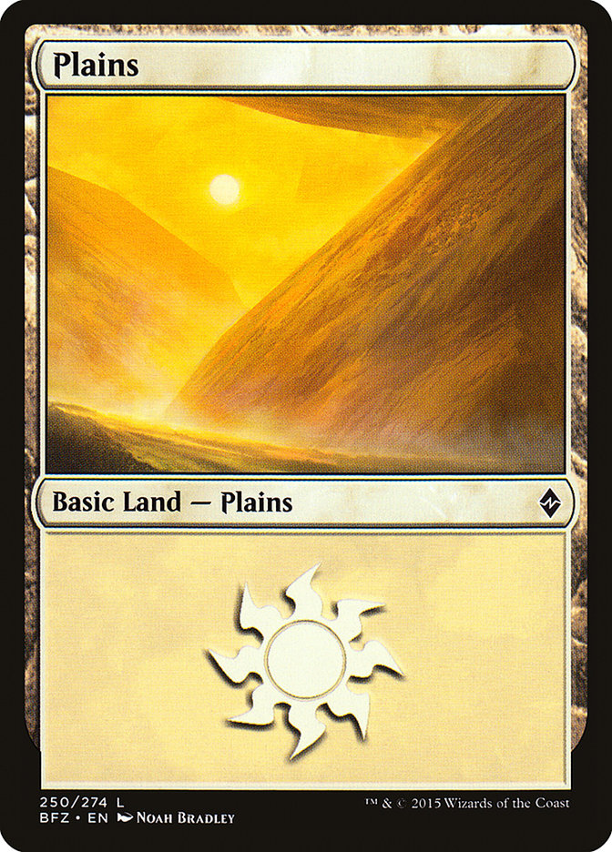 Magic | Plains (250) [Battle for Zendikar] | The Nerd Merchant