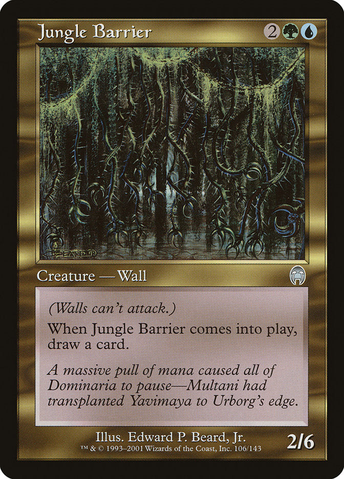 Magic | Jungle Barrier [Apocalypse] | The Nerd Merchant