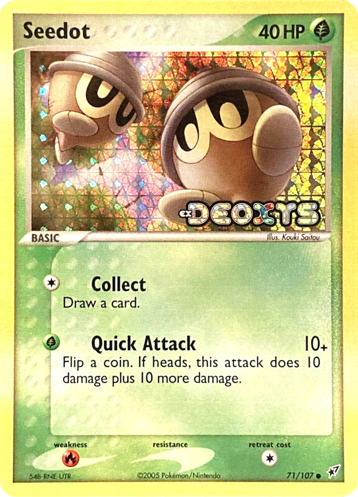 Pokemon | Seedot (71/107) (Stamped) [EX: Deoxys] | The Nerd Merchant