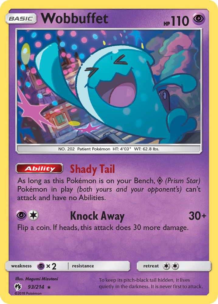 Pokemon | Wobbuffet (93/214) [Sun & Moon: Lost Thunder] | The Nerd Merchant