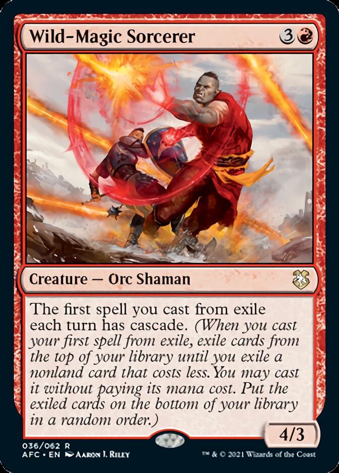 Magic | Wild-Magic Sorcerer [Dungeons & Dragons: Adventures in the Forgotten Realms Commander] | The Nerd Merchant