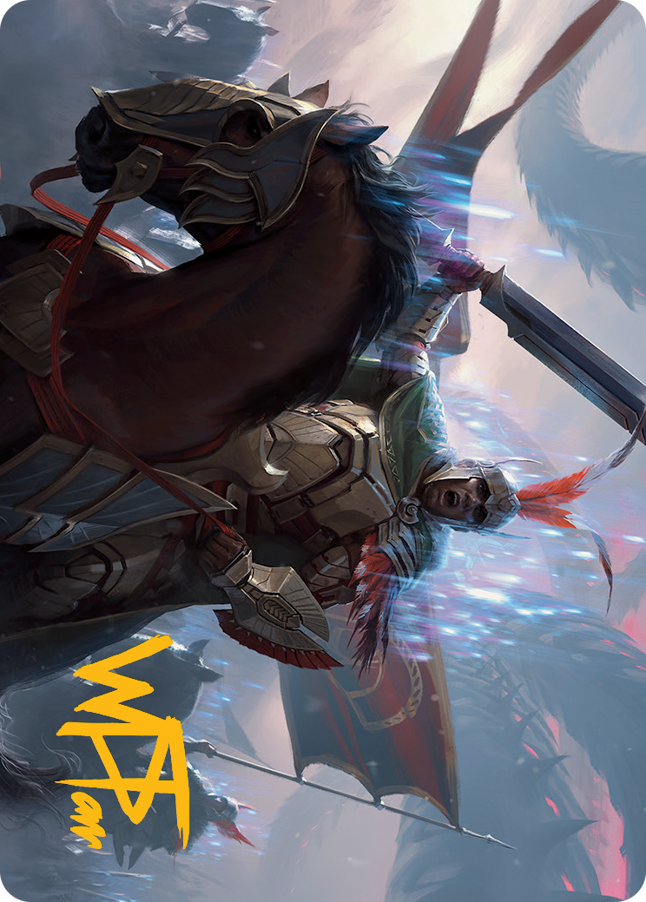 Magic | Marshal of Zhalfir Art Card (Gold-Stamped Signature) [March of the Machine Art Series] | The Nerd Merchant