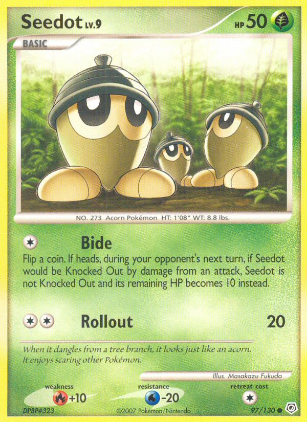 Pokemon | Seedot (97/130) [Diamond & Pearl: Base Set] | The Nerd Merchant
