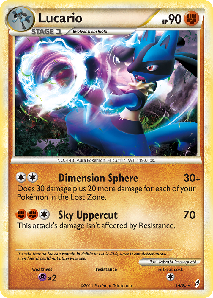 Pokemon | Lucario (14/95) [HeartGold & SoulSilver: Call of Legends] | The Nerd Merchant