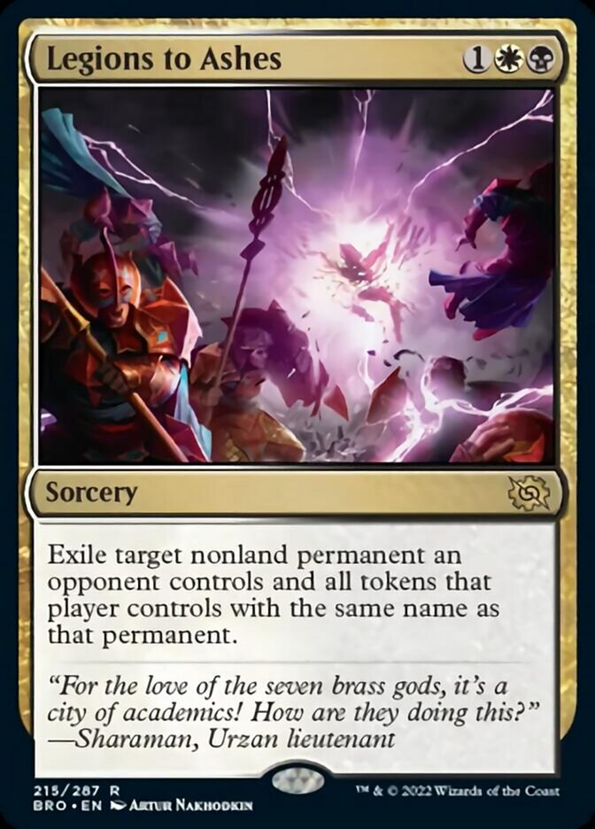 Magic | Legions to Ashes [The Brothers' War] | The Nerd Merchant