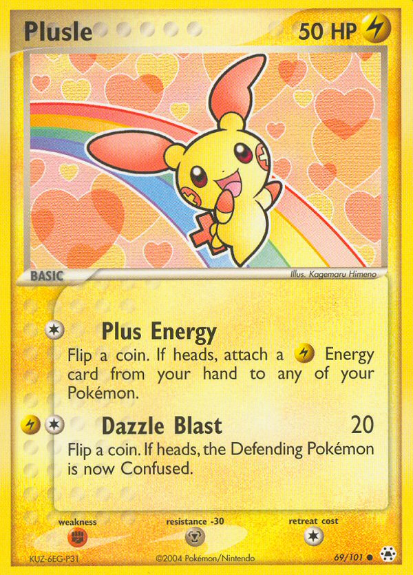 Pokemon | Plusle (69/101) [EX: Hidden Legends] | The Nerd Merchant