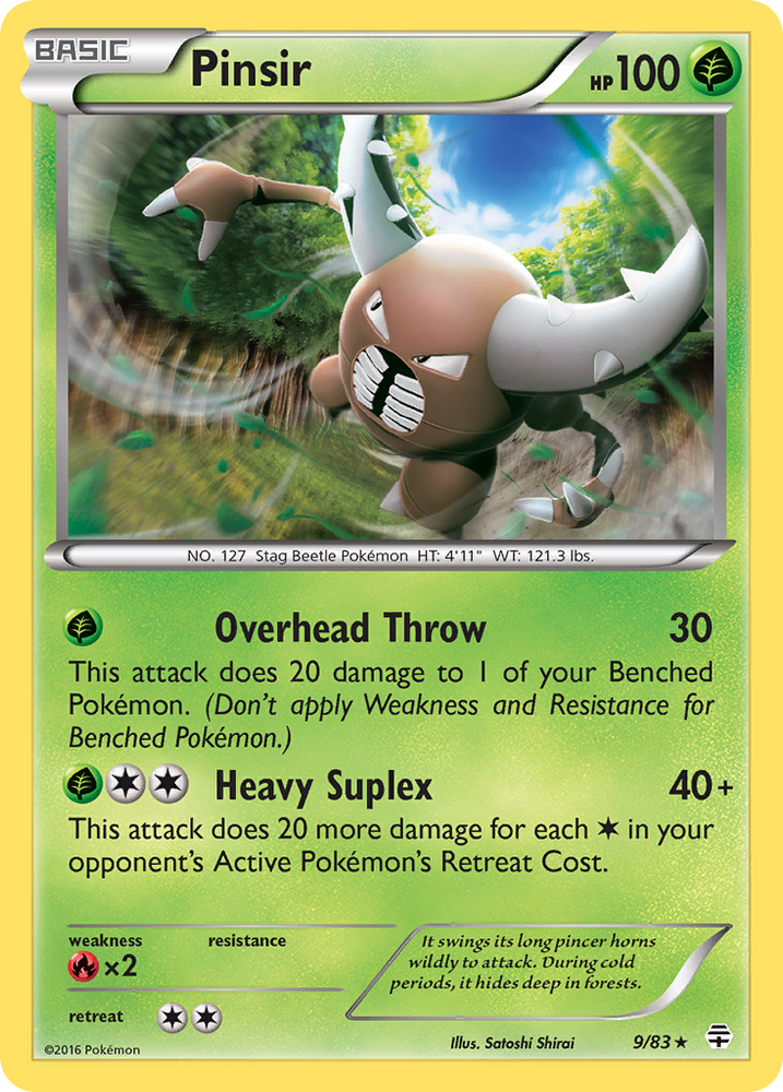 Pokemon | Pinsir (9/83) [XY: Generations] | The Nerd Merchant