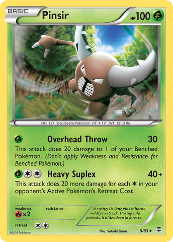 Pokemon | Pinsir (9/83) [XY: Generations] | The Nerd Merchant