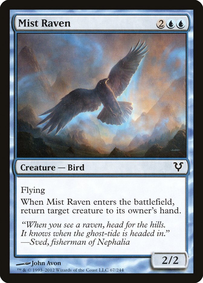 Magic | Mist Raven [Avacyn Restored] | The Nerd Merchant