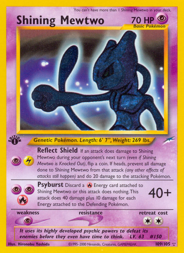 Pokemon | Shining Mewtwo (109/105) [Neo Destiny 1st Edition] | The Nerd Merchant