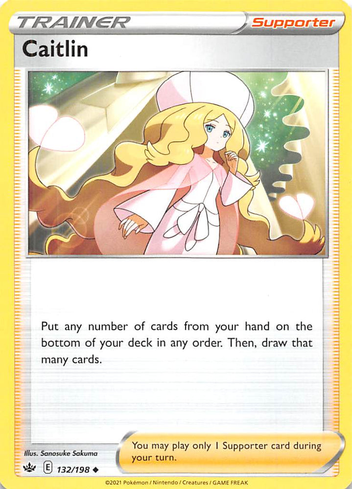 Pokemon | Caitlin (132/198) [Sword & Shield: Chilling Reign] | The Nerd Merchant