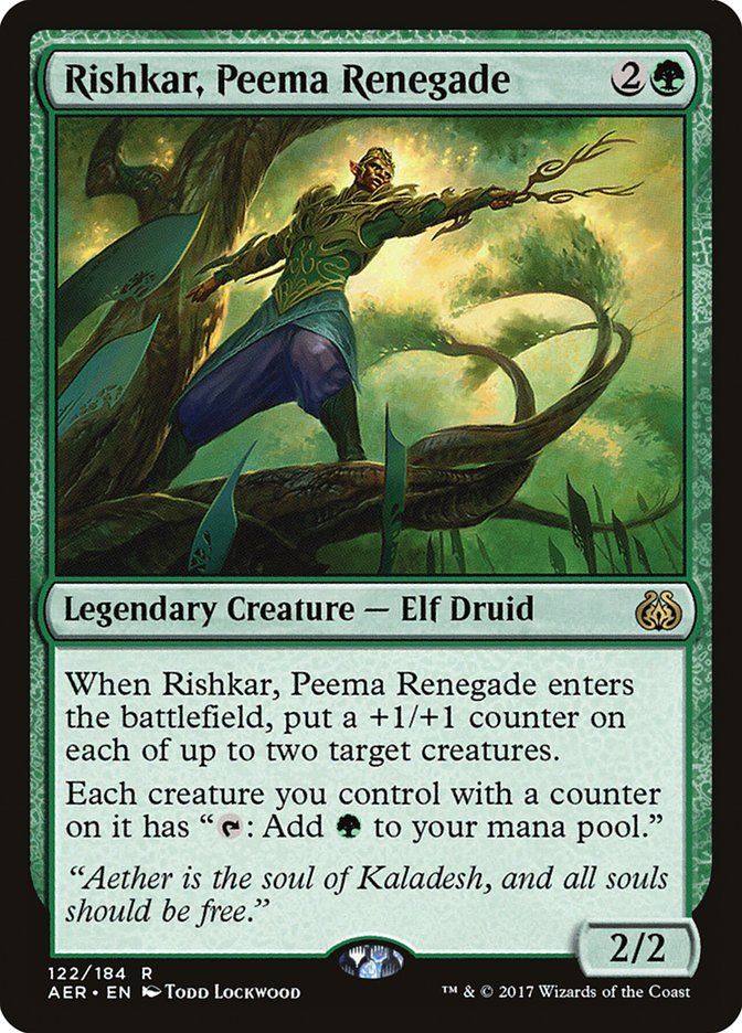 Magic | Rishkar, Peema Renegade [Aether Revolt] | The Nerd Merchant
