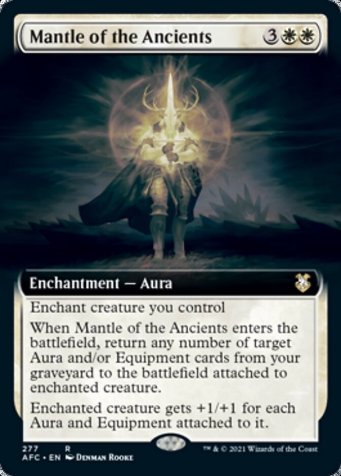 Magic | Mantle of the Ancients (Extended Art) [Dungeons & Dragons: Adventures in the Forgotten Realms Commander] | The Nerd Merchant