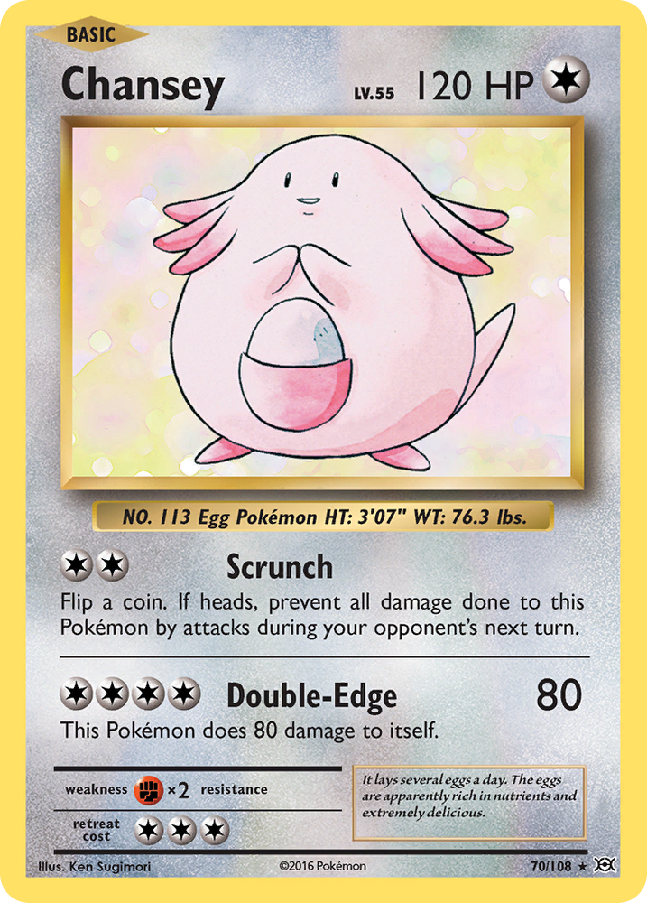 Pokemon | Chansey (70/108) [XY: Evolutions] | The Nerd Merchant