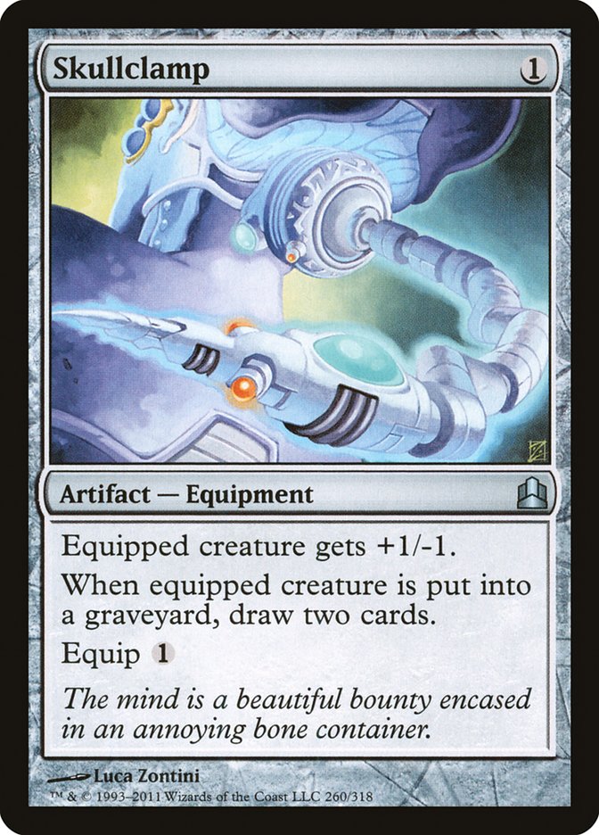 Magic | Skullclamp [Commander 2011] | The Nerd Merchant