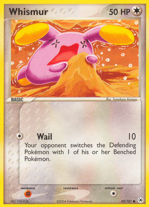 Pokemon | Whismur (82/101) [EX: Hidden Legends] | The Nerd Merchant