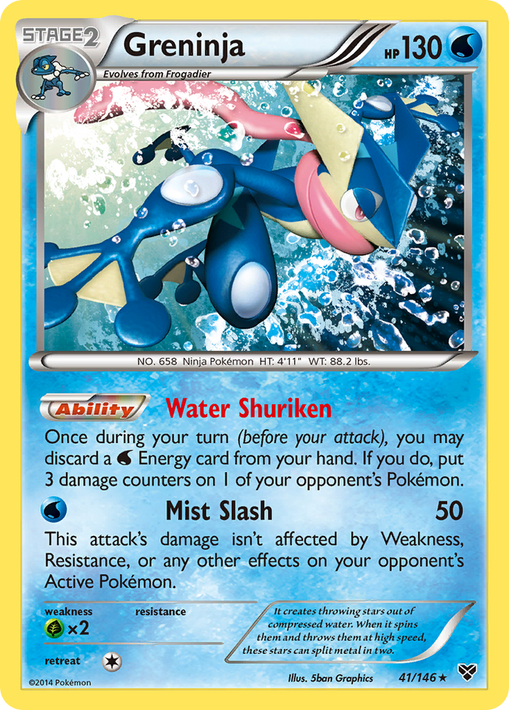 Pokemon | Greninja (41/146) [XY: Base Set] | The Nerd Merchant