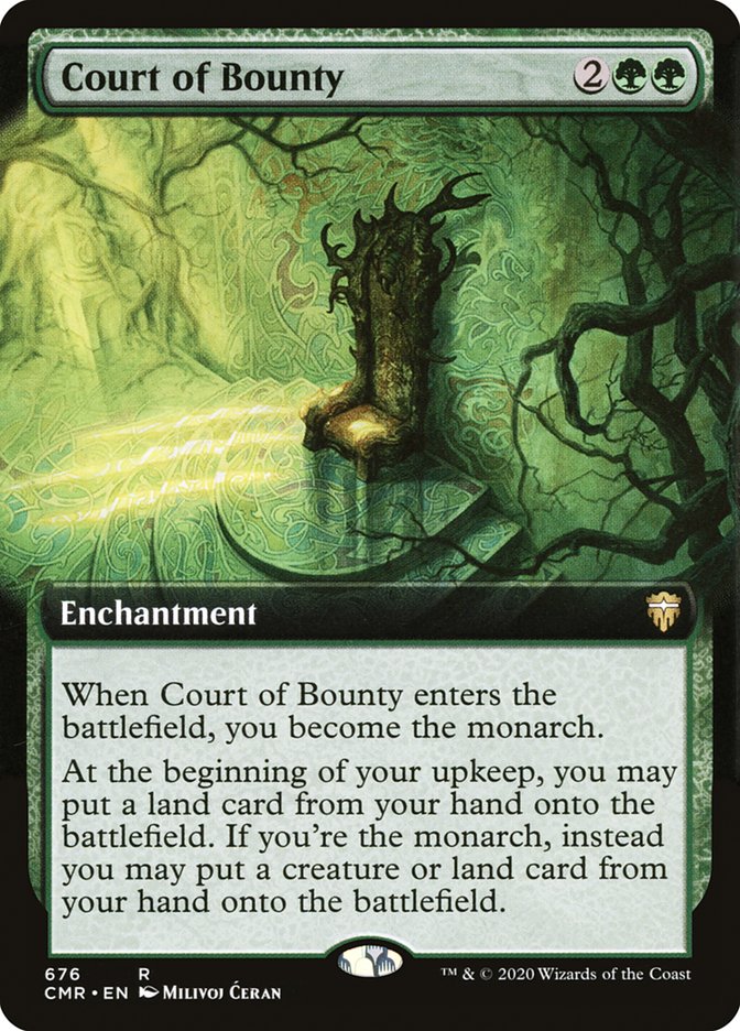 Magic | Court of Bounty (Extended Art) [Commander Legends] | The Nerd Merchant