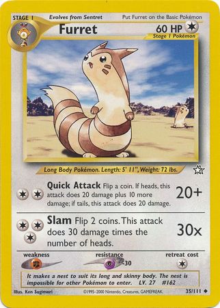 Pokemon | Furret (35/111) [Neo Genesis Unlimited] | The Nerd Merchant