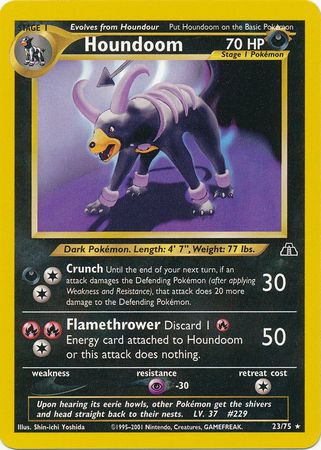 Pokemon | Houndoom (23/75) [Neo Discovery Unlimited] | The Nerd Merchant