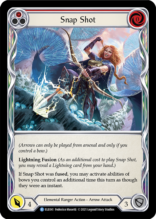 Flesh and Blood TCG | Snap Shot (Red) [ELE041] (Tales of Aria)  1st Edition Normal | The Nerd Merchant