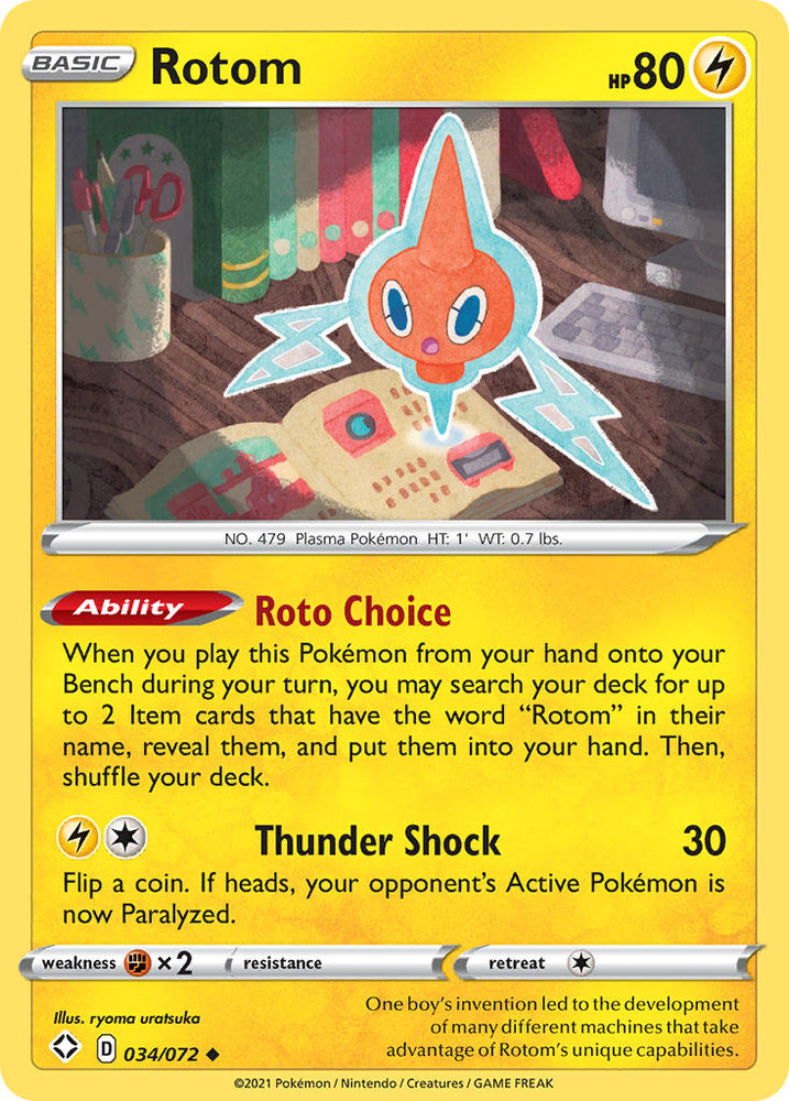 Pokemon | Rotom (034/072) [Sword & Shield: Shining Fates] | The Nerd Merchant