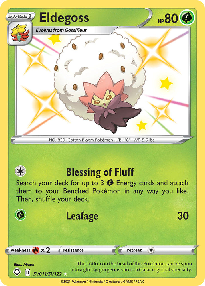 Pokemon | Eldegoss (SV011/SV122) [Sword & Shield: Shining Fates] | The Nerd Merchant