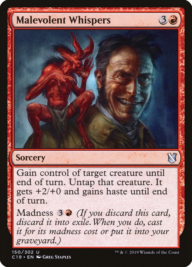Magic | Malevolent Whispers [Commander 2019] | The Nerd Merchant