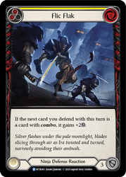 Flesh and Blood TCG | Flic Flak (Yellow) [U-WTR093] (Welcome to Rathe Unlimited)  Unlimited Rainbow Foil | The Nerd Merchant