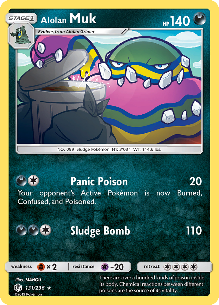 Pokemon| Alolan Muk (131/236) [Sun & Moon: Cosmic Eclipse] | The Nerd Merchant