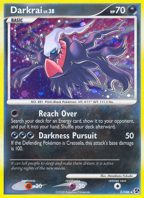 Pokemon | Darkrai (3/106) [Diamond & Pearl: Great Encounters] | The Nerd Merchant
