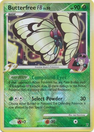 Pokemon | Butterfree FB LV.50 (17/147) (League Promo) [Platinum: Supreme Victors] | The Nerd Merchant
