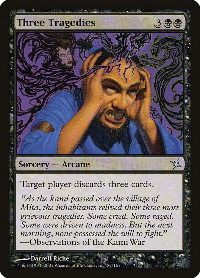 Magic | Three Tragedies [Betrayers of Kamigawa] | The Nerd Merchant