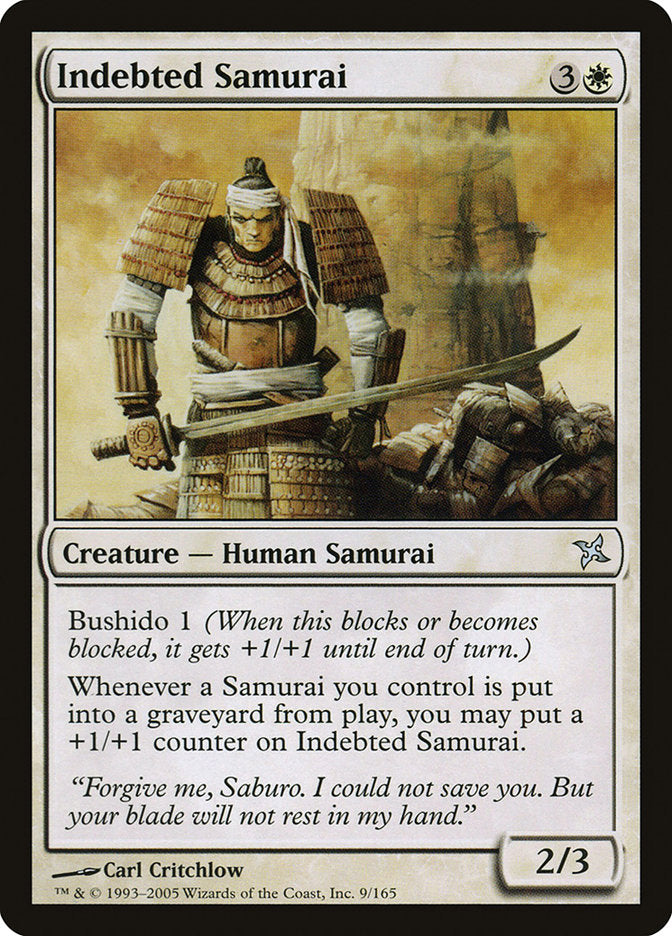 Magic | Indebted Samurai [Betrayers of Kamigawa] | The Nerd Merchant
