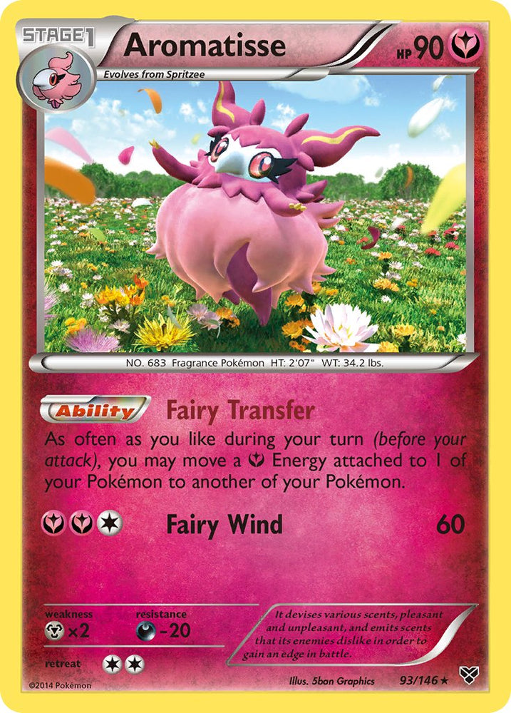 Pokemon | Aromatisse (93/146) (Theme Deck Exclusive) [XY: Base Set] | The Nerd Merchant