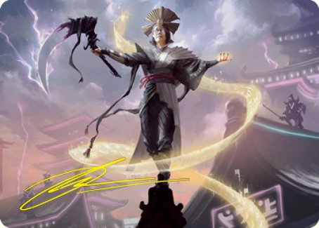 Magic | Naomi, Pillar of Order Art Card (Gold-Stamped Signature) [Kamigawa: Neon Dynasty Art Series] | The Nerd Merchant
