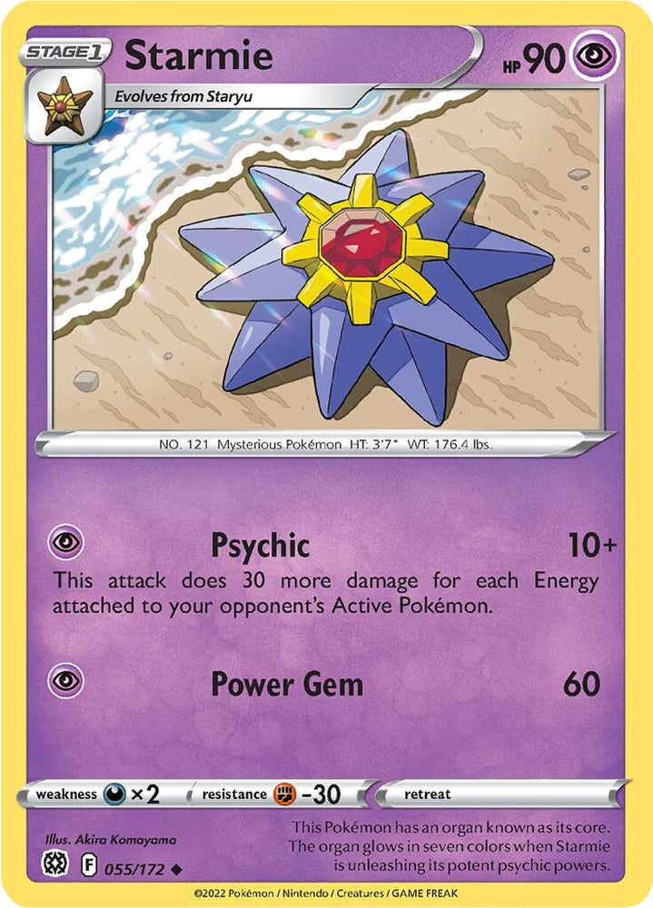 Pokemon | Starmie (055/172) [Sword & Shield: Brilliant Stars] | The Nerd Merchant