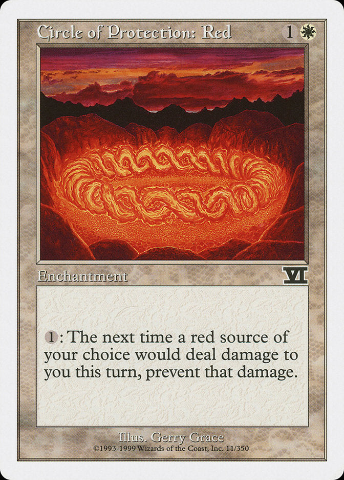 Magic | Circle of Protection: Red [Classic Sixth Edition] | The Nerd Merchant