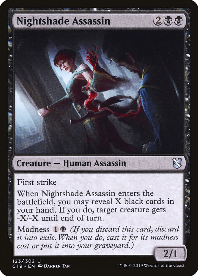 Magic | Nightshade Assassin [Commander 2019] | The Nerd Merchant