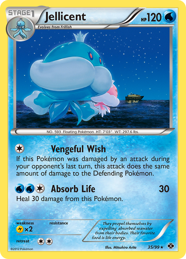 Pokemon | Jellicent (35/99) [Black & White: Next Destinies] | The Nerd Merchant