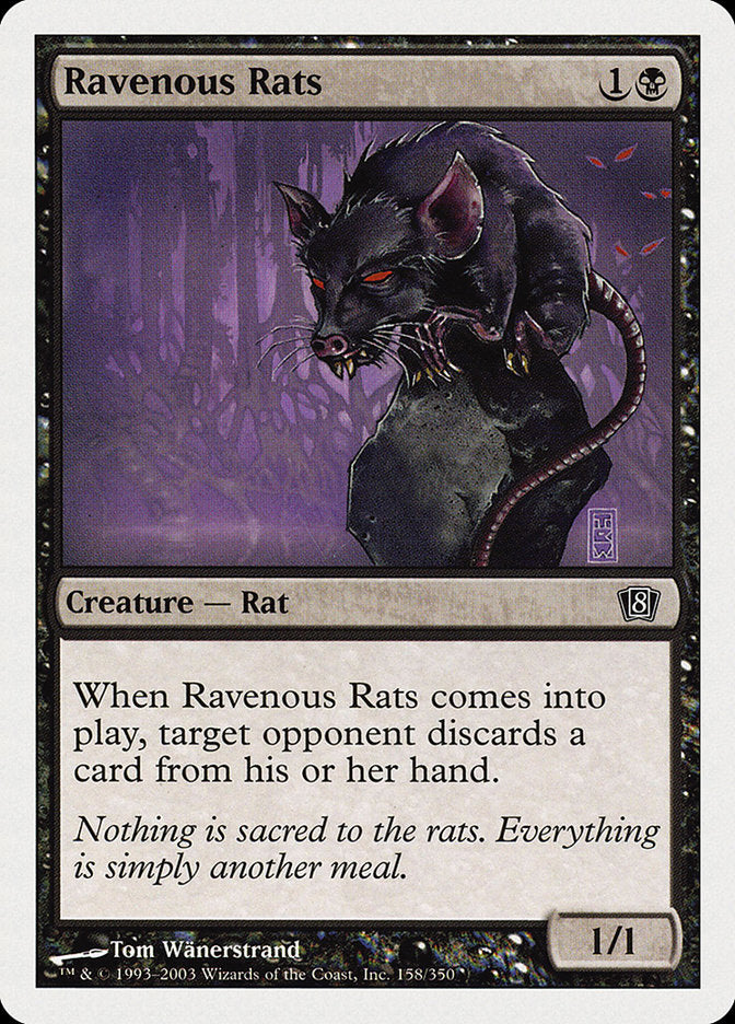 Magic | Ravenous Rats [Eighth Edition] | The Nerd Merchant