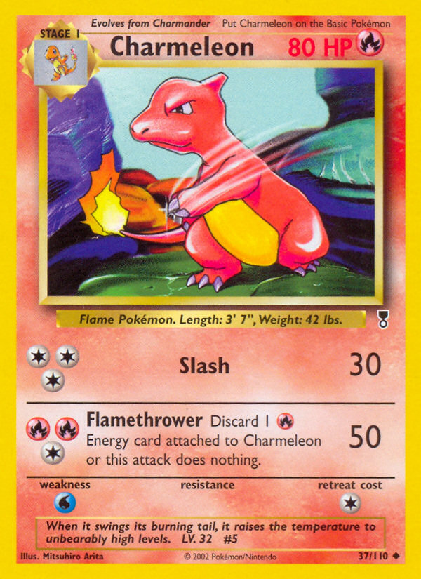 Pokemon | Charmeleon (37/110) [Legendary Collection] | The Nerd Merchant
