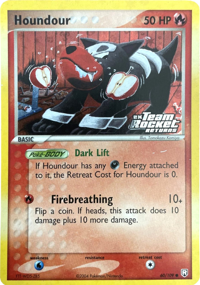 Pokemon | Houndour (60/109) (Stamped) [EX: Team Rocket Returns] | The Nerd Merchant