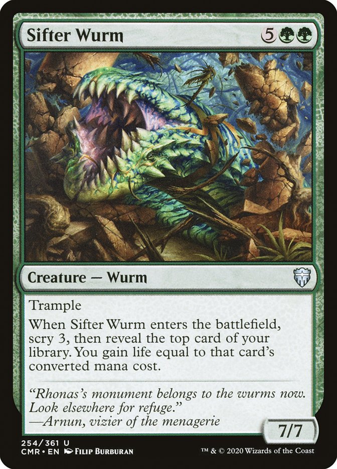 Magic | Sifter Wurm [Commander Legends] | The Nerd Merchant