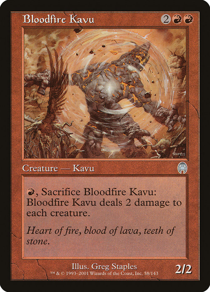 Magic | Bloodfire Kavu [Apocalypse] | The Nerd Merchant